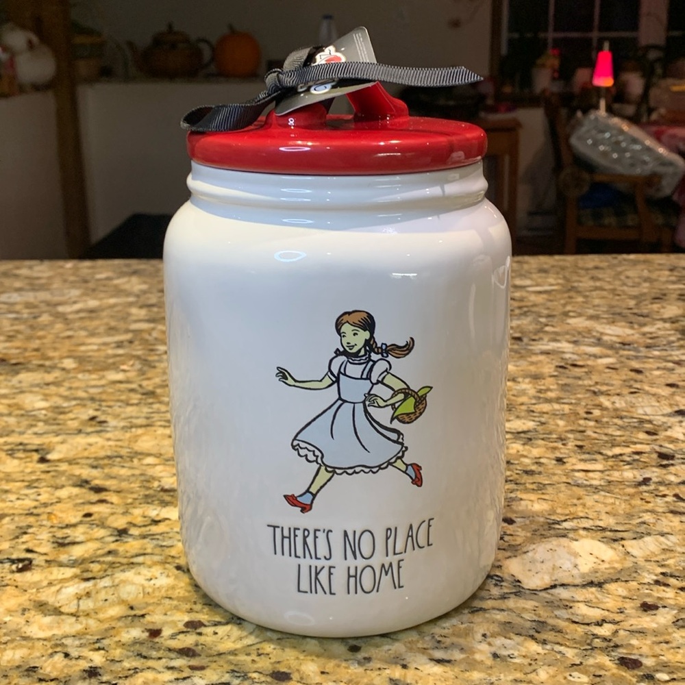 Rae Dunn wizard of oz There’s no place like home canister